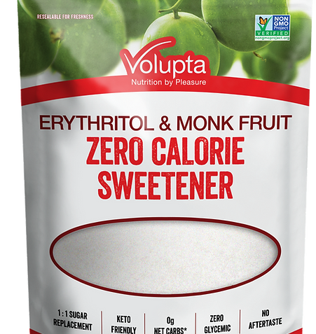 Volupta Zero Calorie Monk Fruit Sweetener with Erythritol — Snackathon Foods