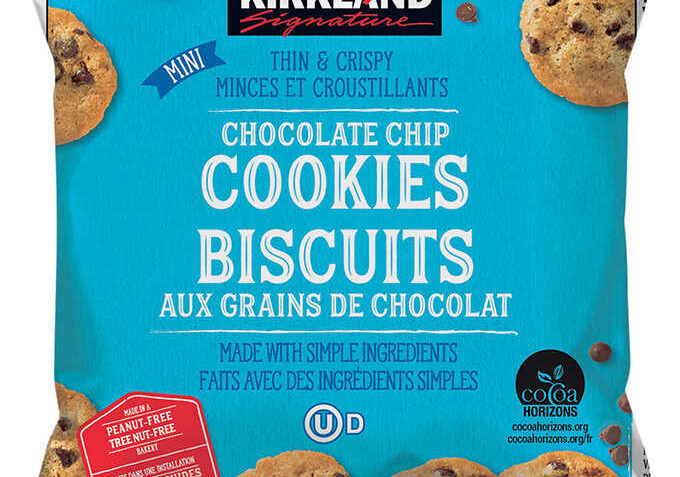 Kirkland Signature Mini Chocolate Chip Cookies, 30 × 28 g