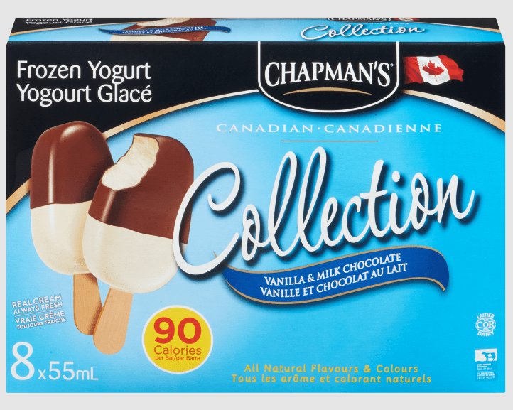 Chapman's Collection Vanilla & Milk Chocolate Ice Cream Bars