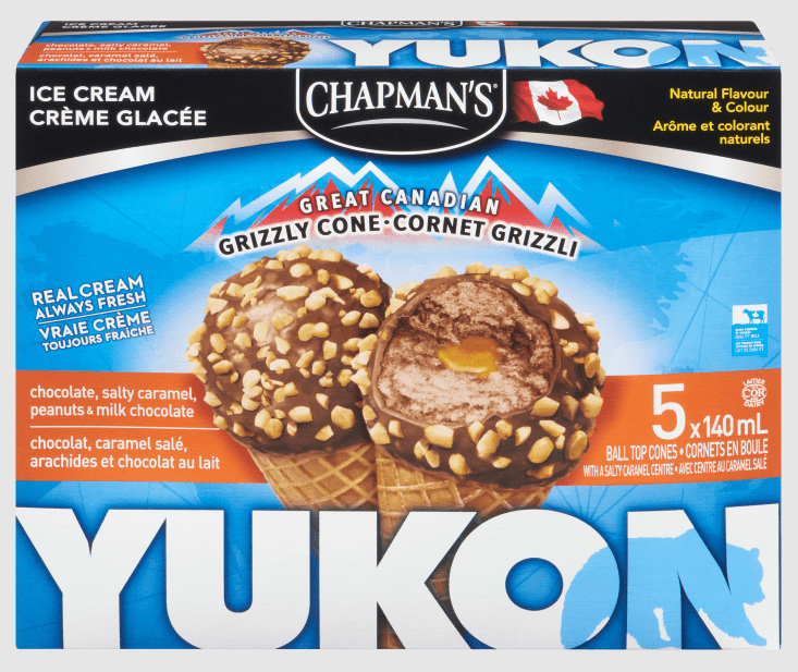 Chapman's Yukon Ice Cream Chocolate, Salty Caramel & Peanuts Ice